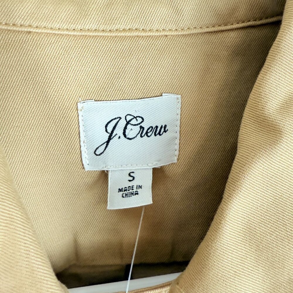 NWT J.Crew Utility Shirt Dress – Thick Fabric 100% cotton Size S - Picture 10 of 16
